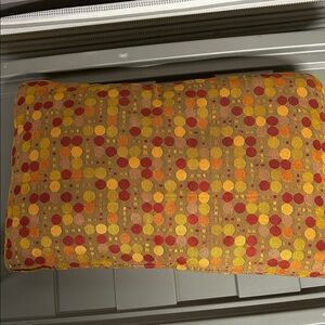 Colorful Geometric Pattern Pillow. 13” x 22”.